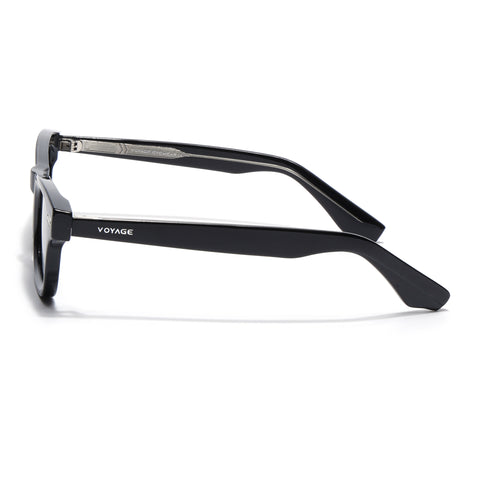 Wayfarer Polarized Sunglasses for Men & Women (Black Lens | Black Frame - PMG7883)
