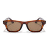 Wayfarer Polarized Sunglasses for Men & Women (Brown Lens | Demi Brown Frame - PMG7885)