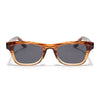 Wayfarer Polarized Sunglasses for Men & Women (Black Lens | Brown Frame - PMG7886)