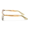 Wayfarer Polarized Sunglasses for Men & Women (Green Lens | Light Brown Frame - PMG7887)