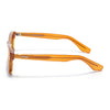 Wayfarer Polarized Sunglasses for Men & Women (Green Lens | Orange Frame - PMG7889)