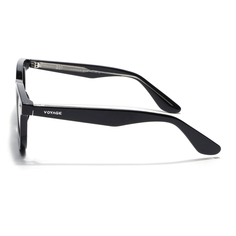 Wayfarer Polarized Sunglasses for Men & Women (Black Lens | Black Frame - PMG7984)