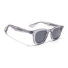 Wayfarer Polarized Sunglasses for Men & Women (Black Lens | Grey Frame - PMG7985)