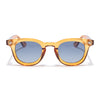 Wayfarer Polarized Sunglasses for Men & Women (Black Lens | Orange Frame - PMG7989)
