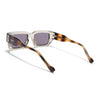 Rectangle Polarized Sunglasses for Men & Women (Brown Lens | Brown Frame - PMG7862)