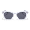 Wayfarer Polarized Sunglasses for Men & Women (Black Lens | Transparent Frame - PMG7934)