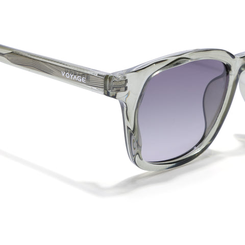 Wayfarer Polarized Sunglasses for Men & Women (Light Brown Lens | Green Frame - PMG7935)