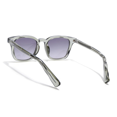 Wayfarer Polarized Sunglasses for Men & Women (Light Brown Lens | Green Frame - PMG7935)