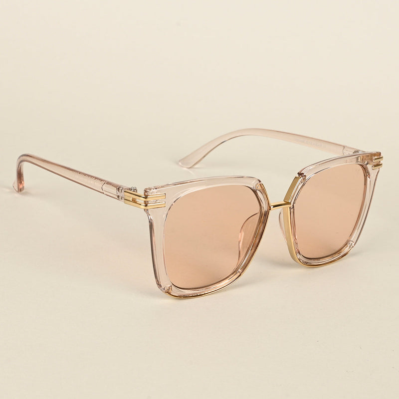 Light Brown Square Sunglasses (L80054MG4235)