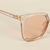 Light Brown Square Sunglasses (L80054MG4235)