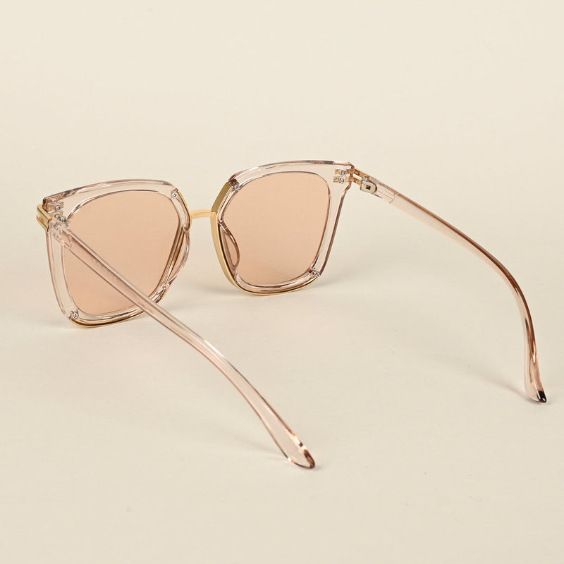 Light Brown Square Sunglasses (L80054MG4235)