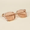 Light Brown Square Sunglasses (L80054MG4235)