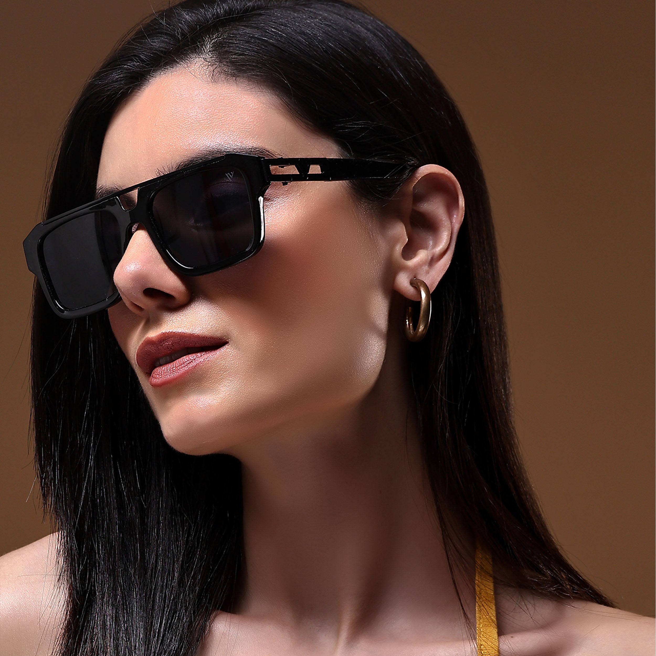 Wayfarer Sunglasses (Black Lens | Black Frame - MG5385)