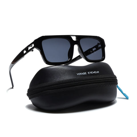 Wayfarer Sunglasses (Black Lens | Black Frame - MG5385)