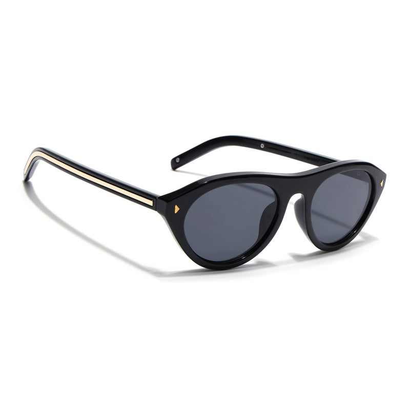 Heron | Black Oval Sunglasses  | MG9204