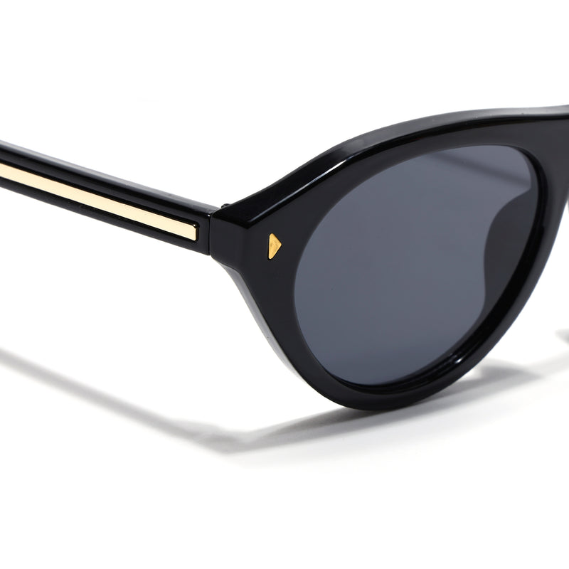 Heron | Black Oval Sunglasses  | MG9204