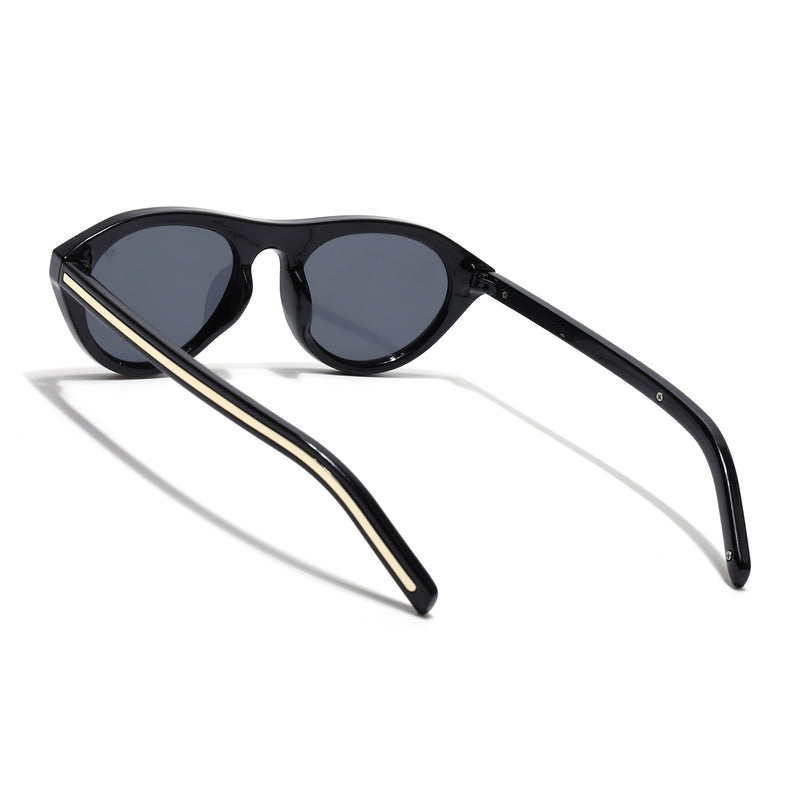 Heron | Black Oval Sunglasses  | MG9204