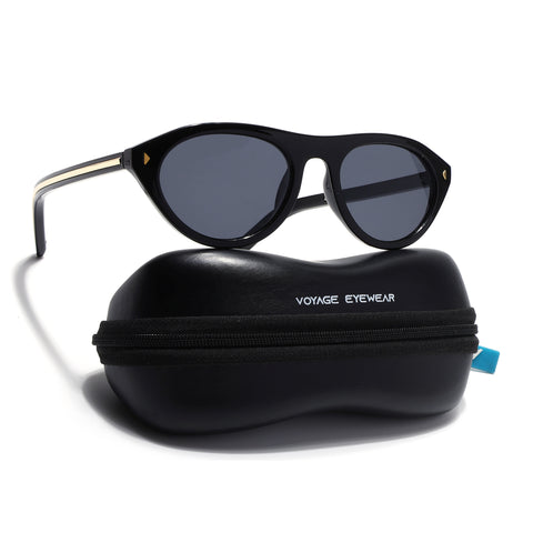 Heron | Black Oval Sunglasses  | MG9204