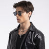 Spectre | Silver-Black Retro Square Sunglasses MG2778