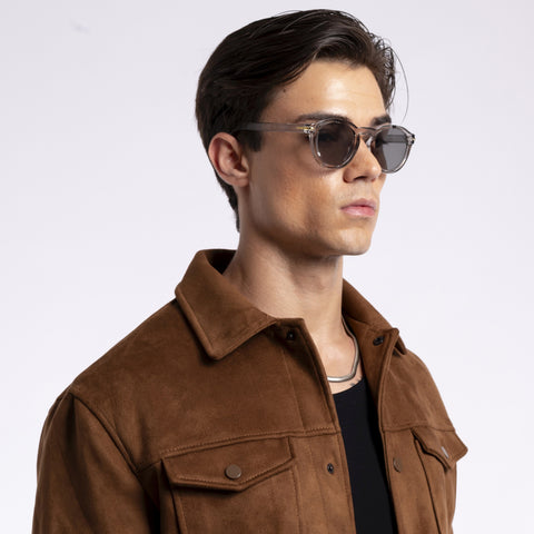 Vellum | Crystal Round Sunglasses - MG3608