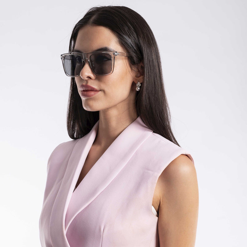 Blaze X | Transparent Grey Wayfarer Sunglasses - MG3637