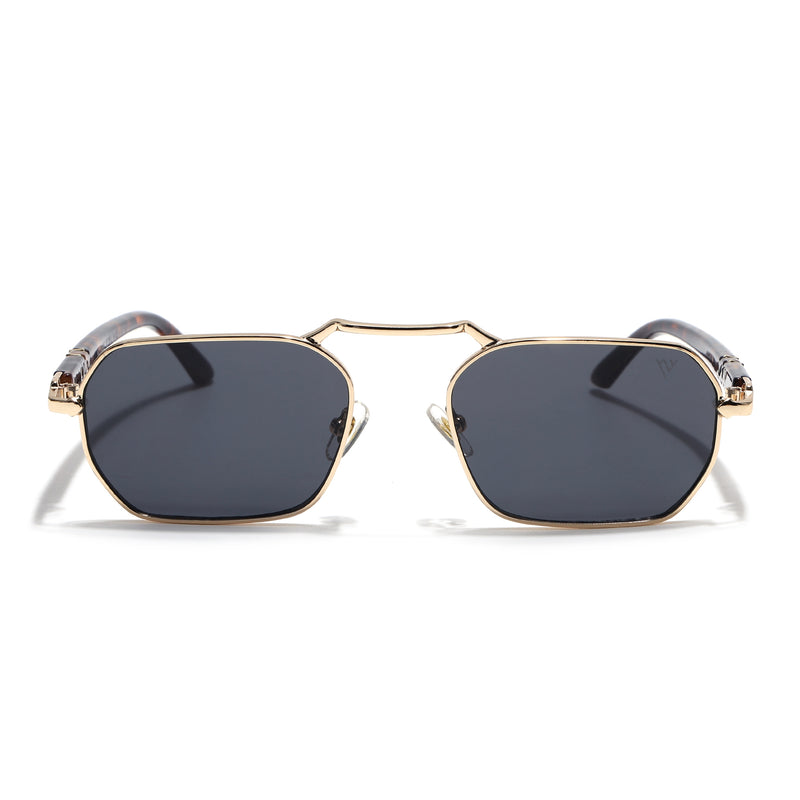 Kepler | Black Hexagonal Sunglasses | MG7659