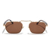 Kepler | Brown Hexagonal Sunglasses | MG7660
