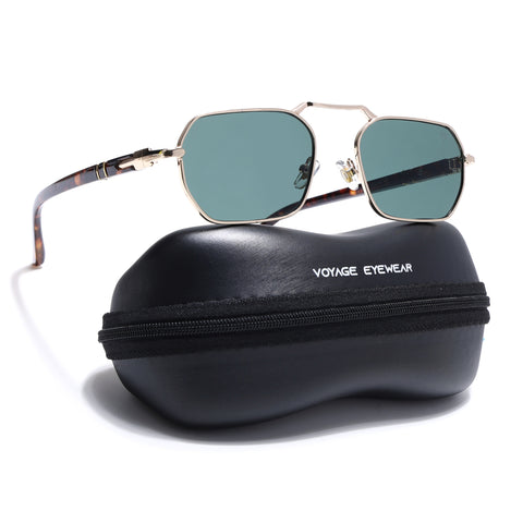 Kepler | Green Hexagonal Sunglasses | MG7661