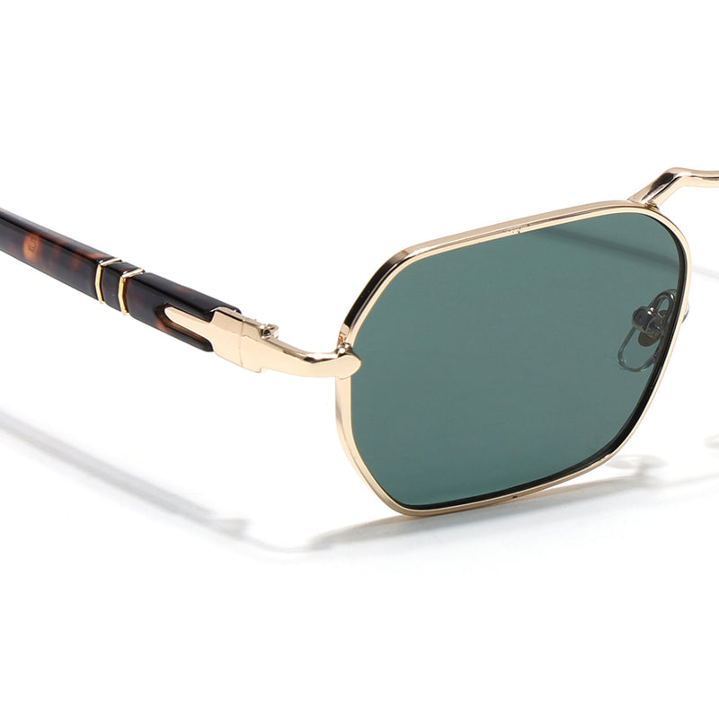 Kepler | Green Hexagonal Sunglasses | MG7661