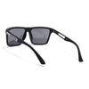 Wayfarer Polarized Sunglasses for Men & Women (Black Lens | Matt Black Frame - PMG7359)