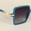Purple & Clear Square Polarized Sunglasses (P213PMG4276)
