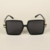 Black Square Polarized Sunglasses - PMG4277