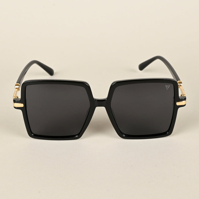 Black Square Polarized Sunglasses - PMG4277