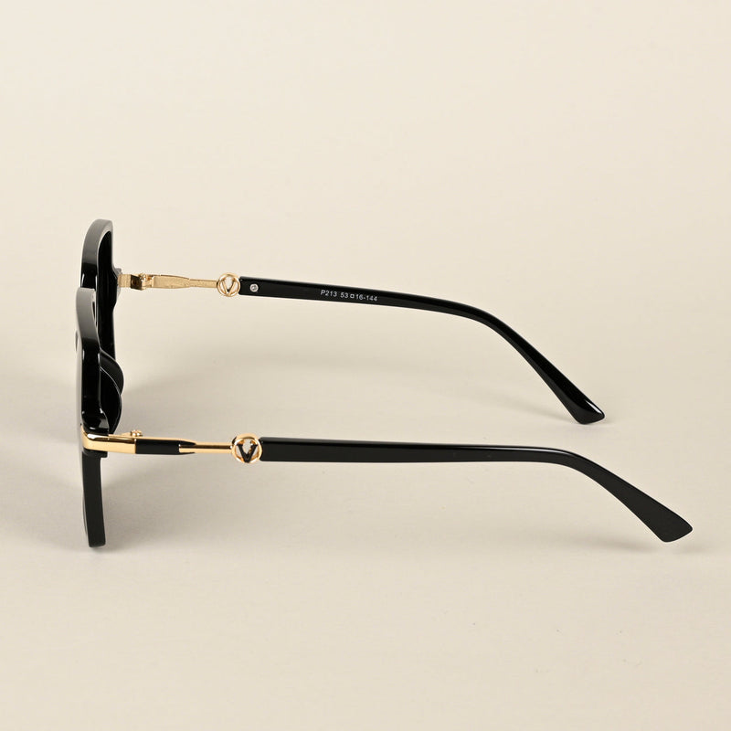 Black Square Polarized Sunglasses - PMG4277