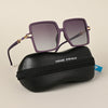 purple & Grey Square Polarized Sunglasses (P213PMG4278)