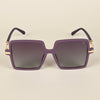 purple & Grey Square Polarized Sunglasses (P213PMG4278)