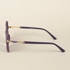 purple & Grey Square Polarized Sunglasses (P213PMG4278)