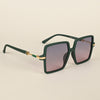 Grey & Pink Square Polarized Sunglasses (P213PMG4279)