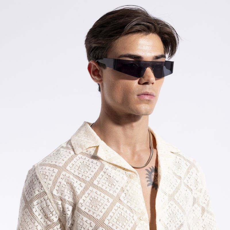 Xylar | Black Polarized Wrap Around Sunglasses - PMG4022