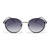 Round Polarized Sunglasses (Black Lens | Shine Black Frame - SLPMG9099)