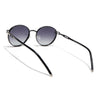 Round Polarized Sunglasses (Black Lens | Shine Black Frame - SLPMG9099)