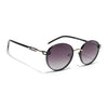 Round Polarized Sunglasses (Purple Lens | Shine Black Frame - SLPMG9100)