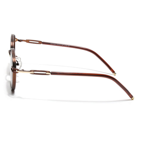 Round Polarized Sunglasses (Brown Lens | Brown Frame - SLPMG9101)
