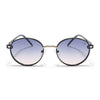 Round Polarized Sunglasses (Grey Lens | Shine Black Frame - SLPMG9102)