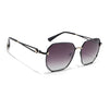 Oversize Sunglasses (Brown & Clear Lens | Black & Golden Frame - SLMG9112)