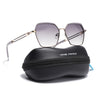Hexagonal Polarized Sunglasses for Men & Women (Grey & Clear Lens | Grey Frame - SLPMG7204)