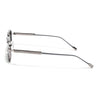 Rectangle Polarized Sunglasses (Green Lens | Silver Frame - SLPMG9081)