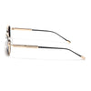 Rectangle Polarized Sunglasses (Brown Lens | Golden Frame - SLPMG9085)