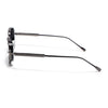 Oval Polarized Sunglasses (Black Lens | Gun Matel Frame - SLPMG9069)