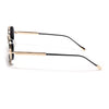 Oval Polarized Sunglasses (Brown Lens | Golden Frame - SLPMG9073)